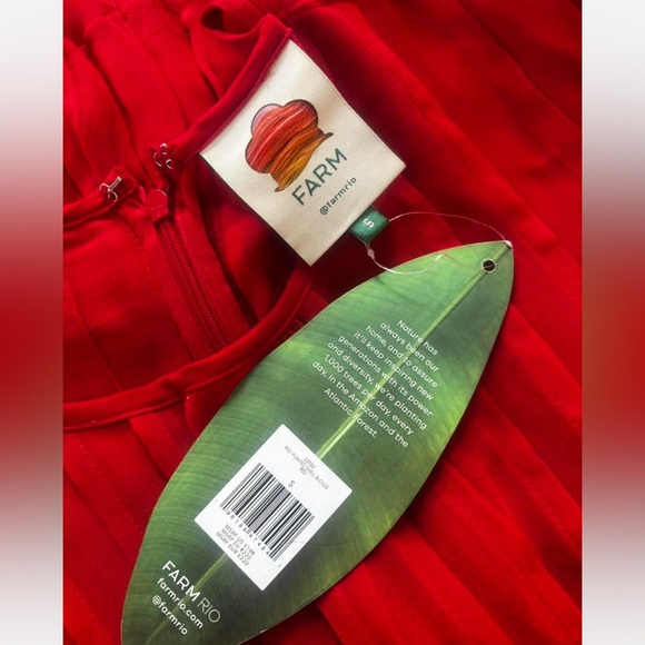 FARM Rio Scarlet Layered Blouse - Picture 6 of 6